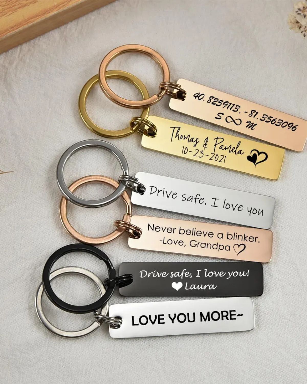 Personalized Engraved Keychain