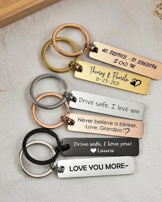 Personalized Engraved Keychain