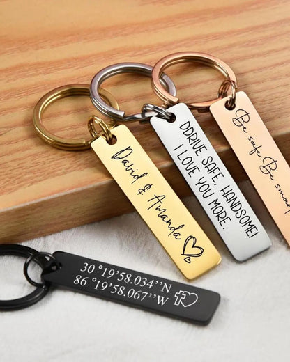Personalized Engraved Keychain